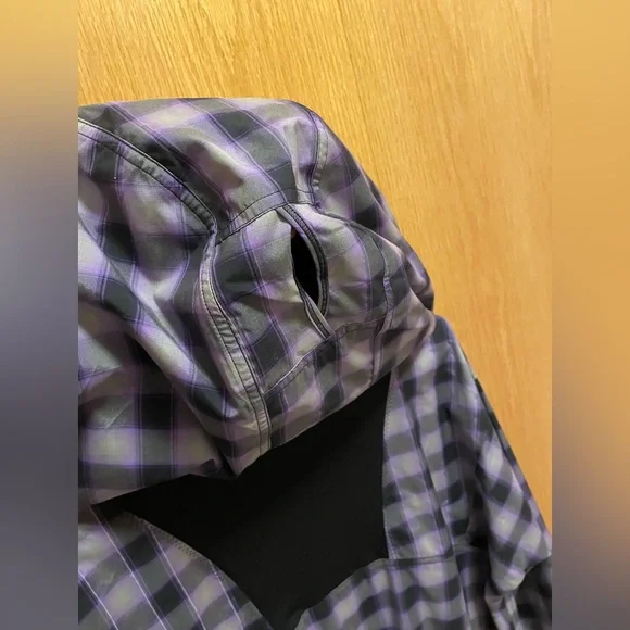 Y2K Lululemon Run Reflection Cropped Plaid Jacket. - Picture 5 of 8